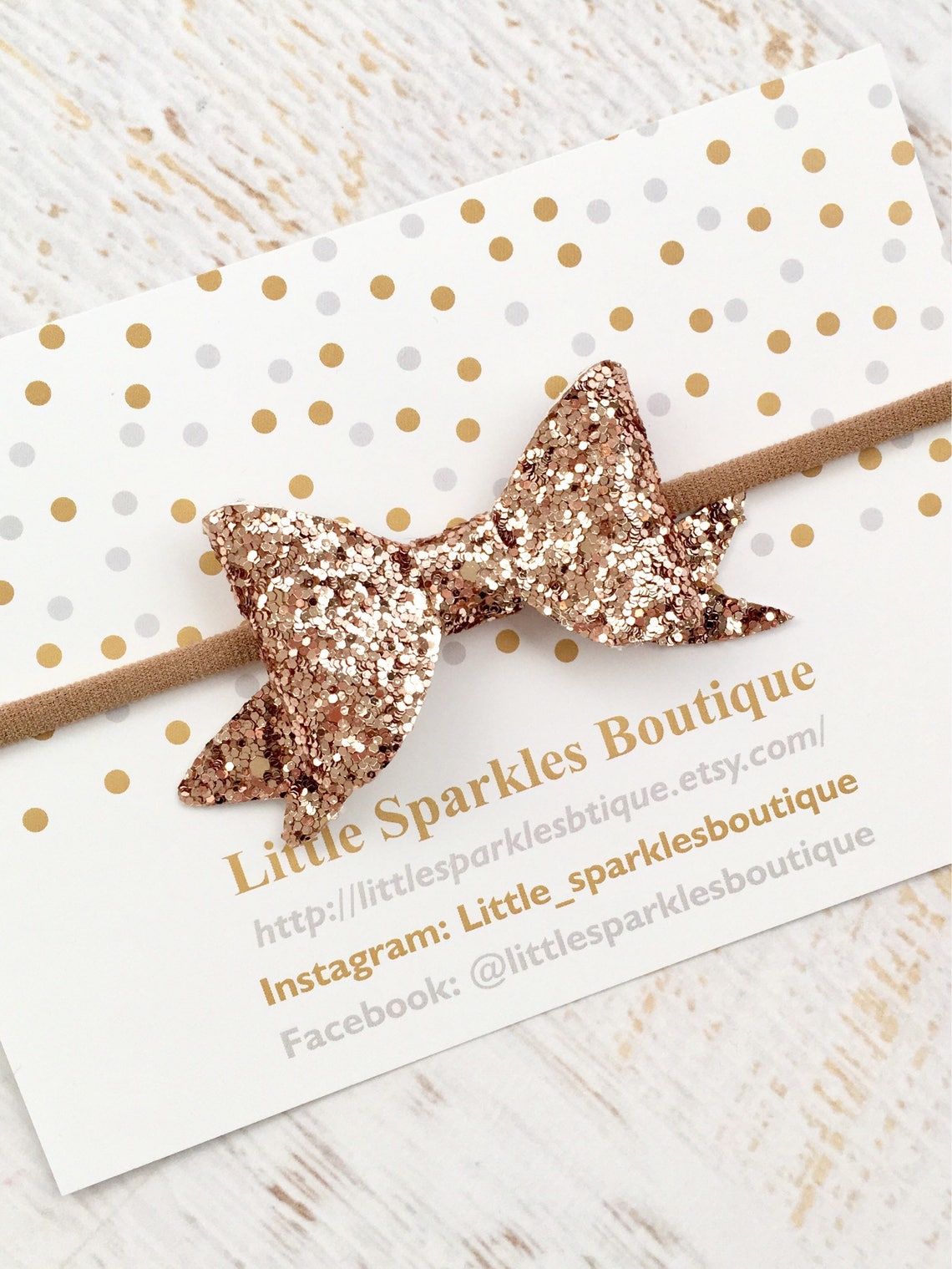 Rose Gold Hair Bow Rose Gold Glitter Bow Baby Bow Baby/girl Etsy
