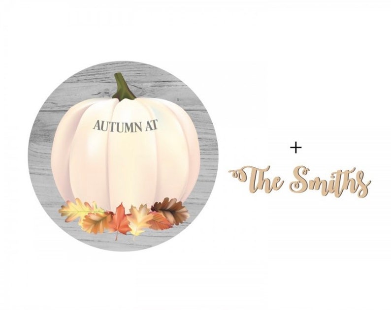 Halloween wooden plaque sign door hanging wall hanging, pumpkin autumn decor home family sign Halloween at the imagem 2