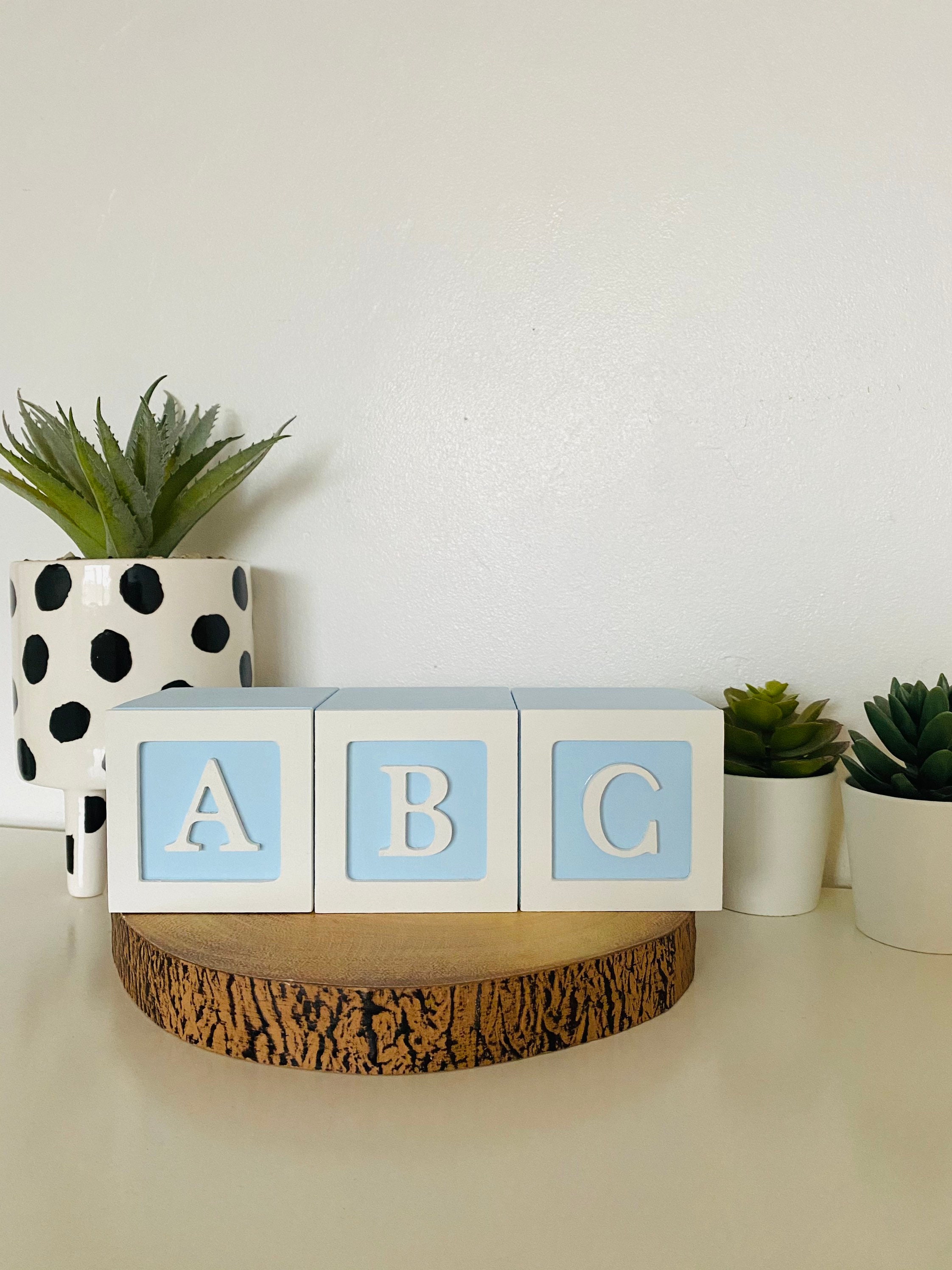 Tofficu 12 Pcs Wooden Letters Wooden Blocks for Crafts Decorative Wait  Signs Free Standing Wooden Blocks Light House Decorations for Home Coffee  Shop