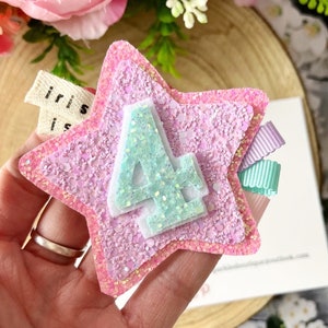 Personalized Glitter Birthday Badge: Cake Smash Prop