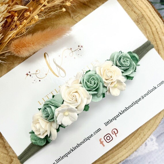 Set Accessori Capelli Fiore Edelweiss: Fascia, 5 Forcine E Clip Per Donna E Ragazza (Oktoberfest)