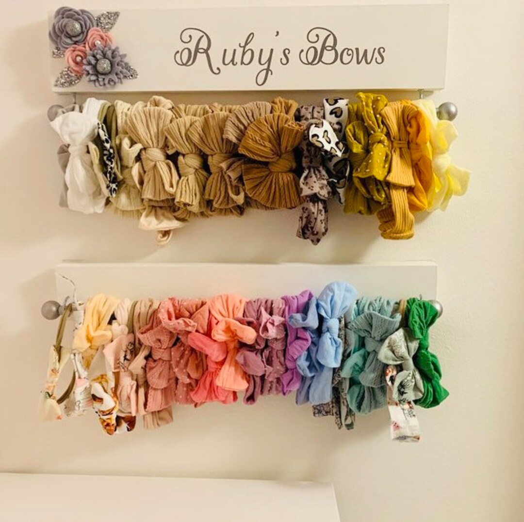 Headband Holder,clip Holder, Hair Bow Holder, Organiser, Wall Decor