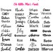 Personalizable Cursive Name Sticker Decals- Tumbler Cup Decal Sticker ...