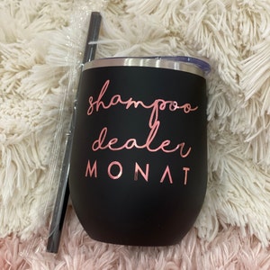 Shampoo Skincare Monat Tumbler, Wine Tumbler, Beauty Influencer, Boss Babe, Shampoo Dealer, Market Partner Gift, SED, Personalized gift