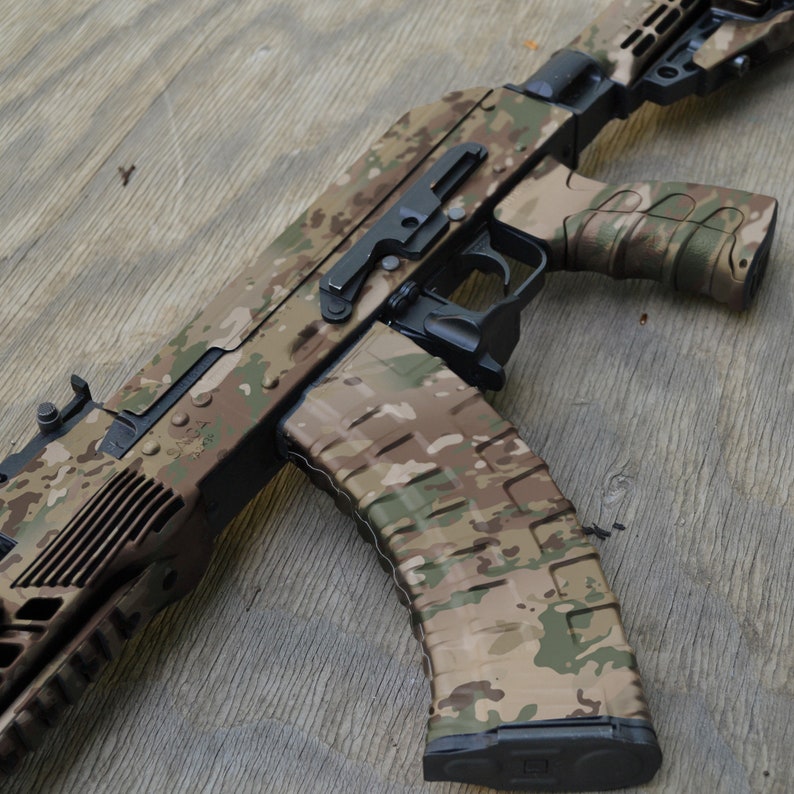 GunSkins AK47 Rifle Skin Camouflage Gun Wrap GS Military Etsy