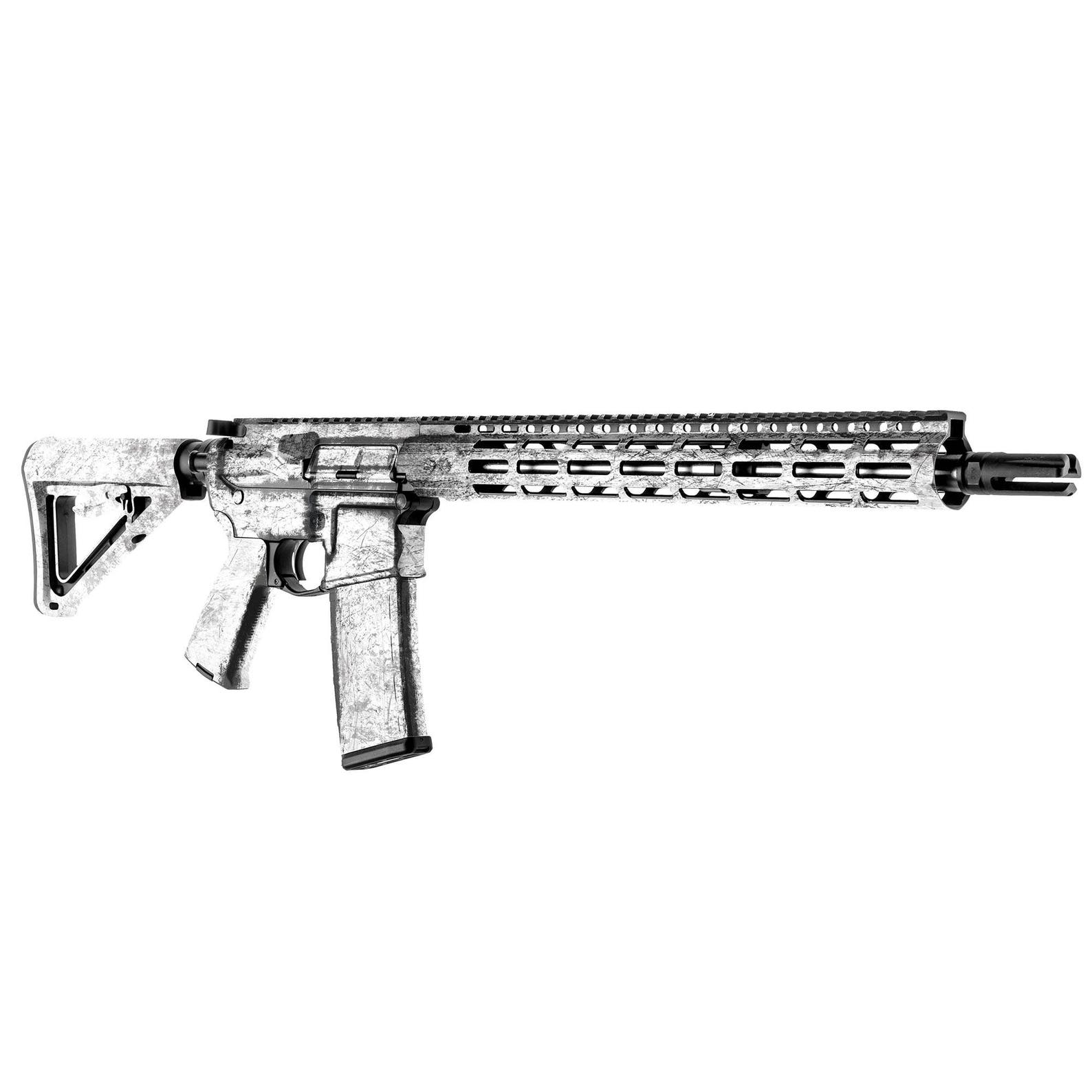 GunSkins AR-15 Rifle Skin Specialty Gun Wrap GS BattleWorn image 0.