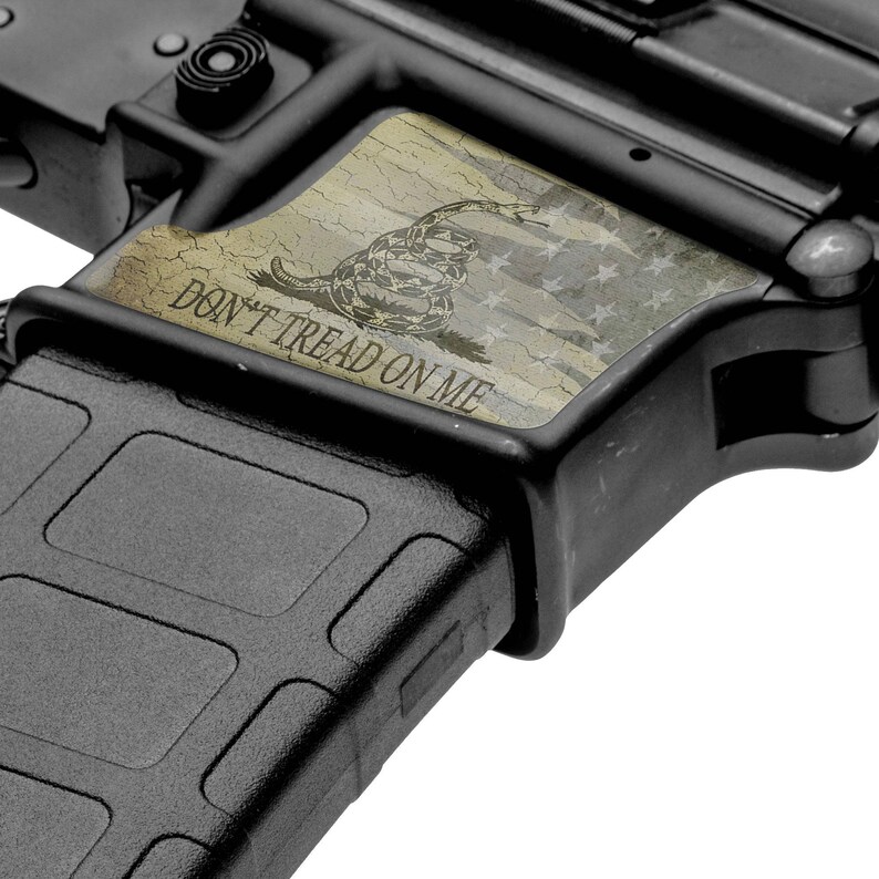 GunSkins AR-15 Magwell Skin Specialty Decal (GS Don't Tread On Me) .