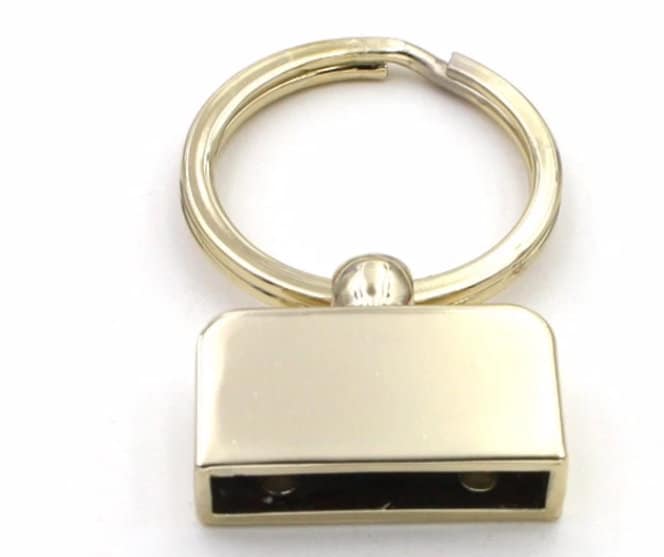Vintage Original 1950s - 1960s 'Golden' PEUGEOT Key Ring - Spare Key -  Number RE91XR - MINT - RARE Collectors Item - Classentials