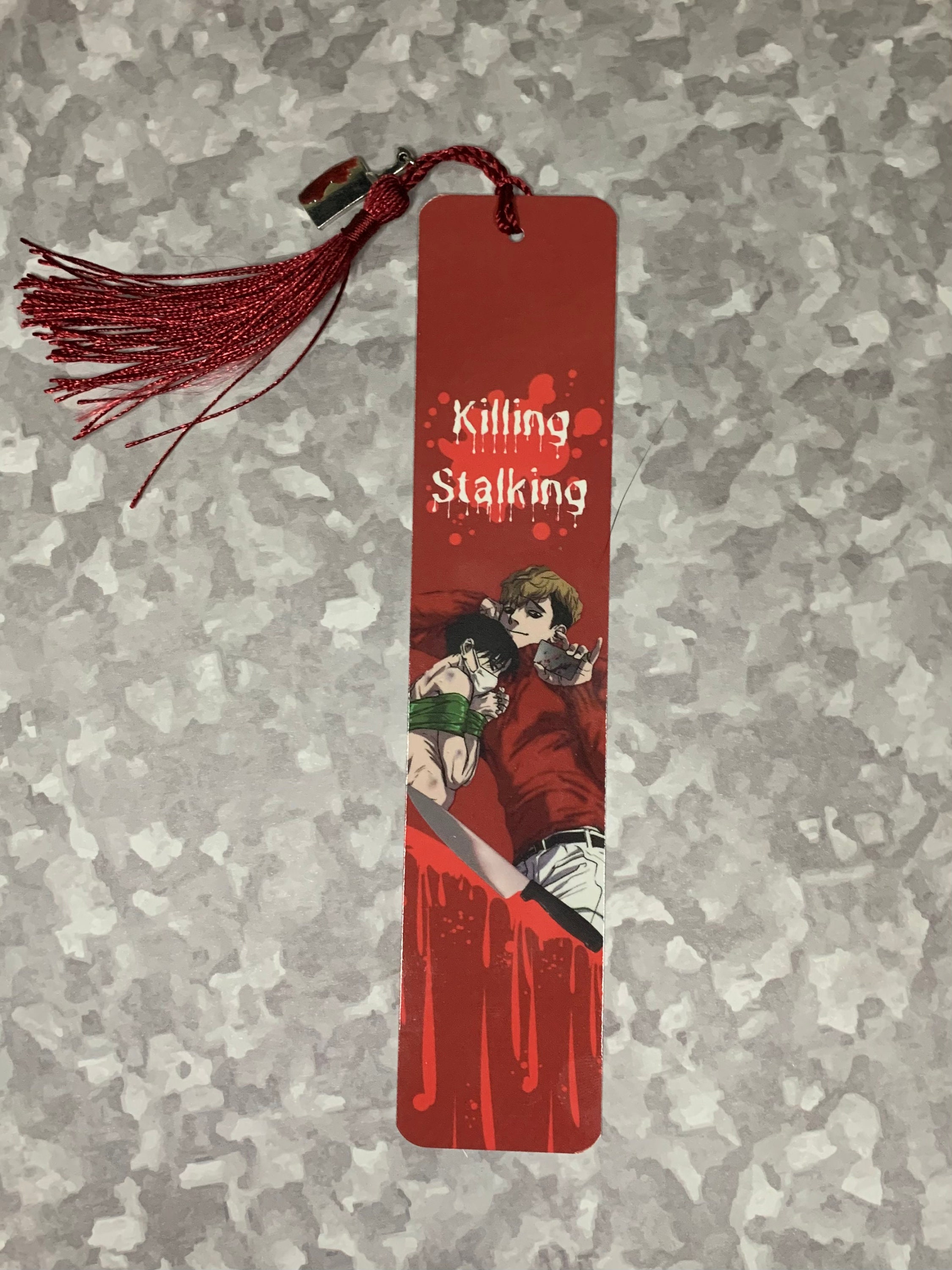 Killing Stalking 3 Inches Card Bookmark Sangwoo Bum Book Clip