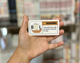 BL Ships Warning Stickers