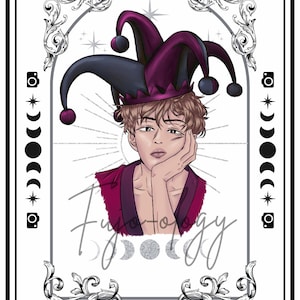 Loving Hatred Joker Tarot 8x10 Print