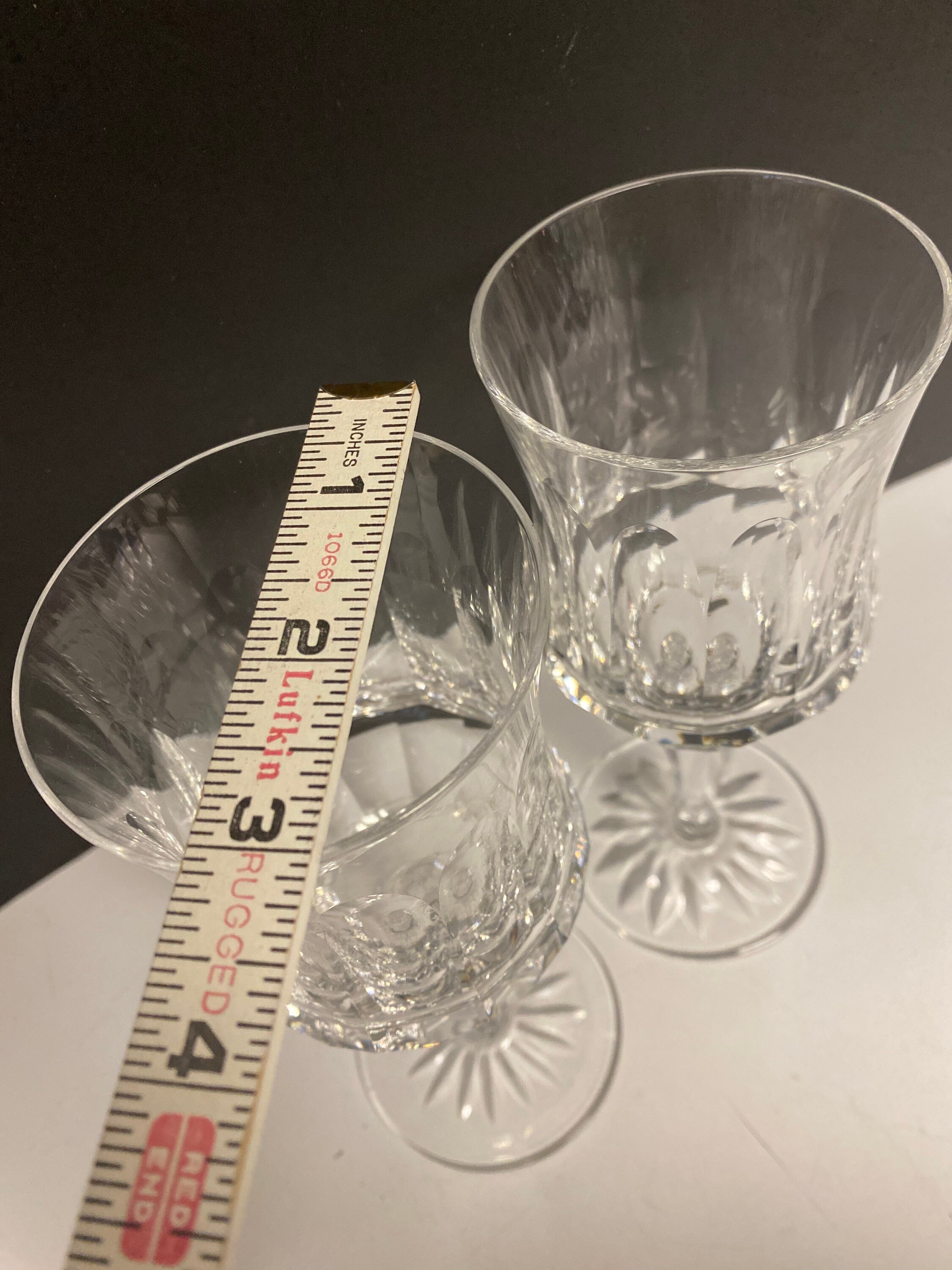 Galway Crystal Old Galway Water Goblets / Glasses Etsy