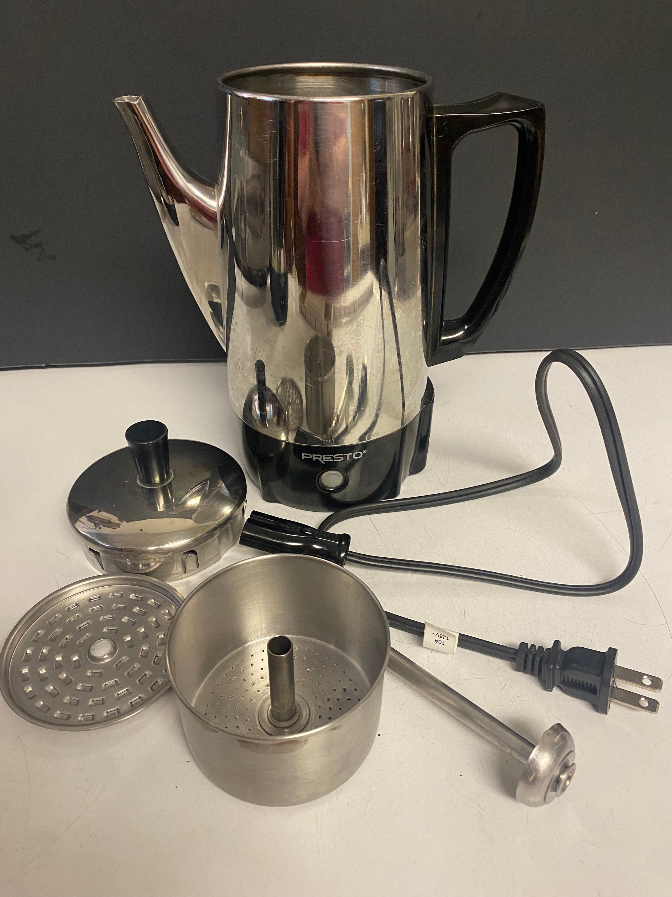 Presto 6-cup Stainless Steel Electric Percolator Coffee Maker - Etsy