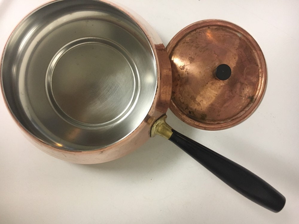 Spring Culinox Switzerland Copper Fondue Pot Vintage Etsy
