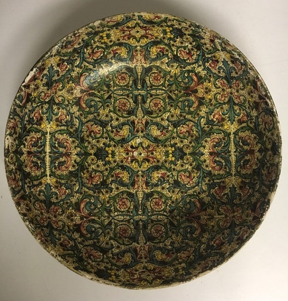 Vintage Japan Paper Mache Bowl with Lid ~ Alcohol Proof ...