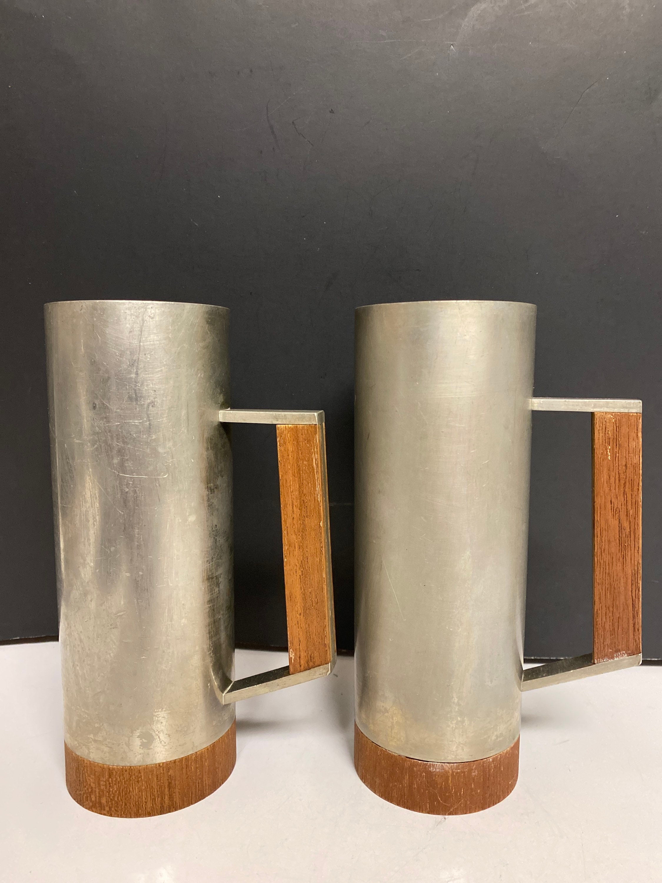 Selangor 972 Pewter Teak Wood Tankard Tumbler Mug Stein