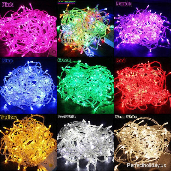 32 Feet 100 Led String Fairy Lights Wedding Garden Party Xmas 32 Feet 100 Led String Fairy Lights
