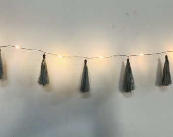 20 LED Small Tassel Fairy Lights - Battery Operated