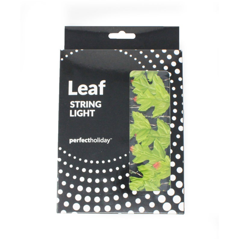 20 LED Maple Leaf Fairy Lights Battery Operated image 4