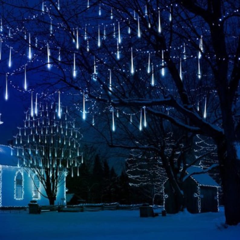 50cm LED Meteor Shower Lights Meteor Rainfall Lights Etsy