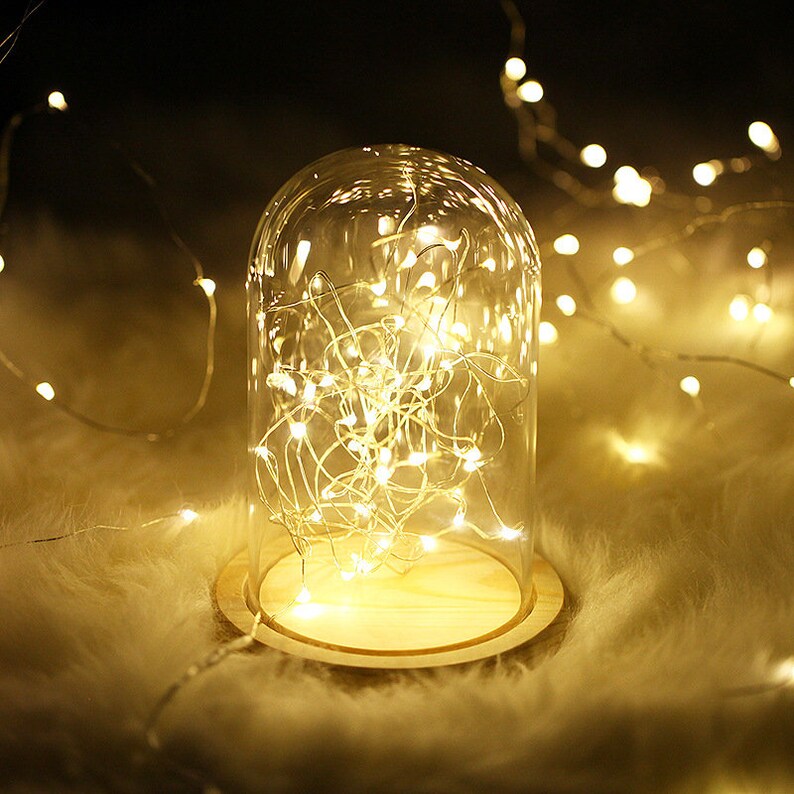 Led Copper Lights With Timer Battery Operated Fairy String Centerpieces Party Outdoor Wedding Room Decor Rustic