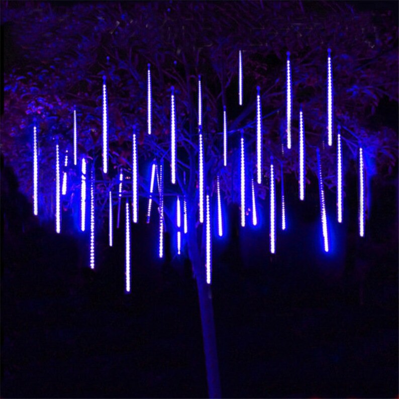 30cm Led Meteor Shower Lights Rainfall 30cm Led Meteor Shower Lights Rainfall Outdoor Holiday Decorat