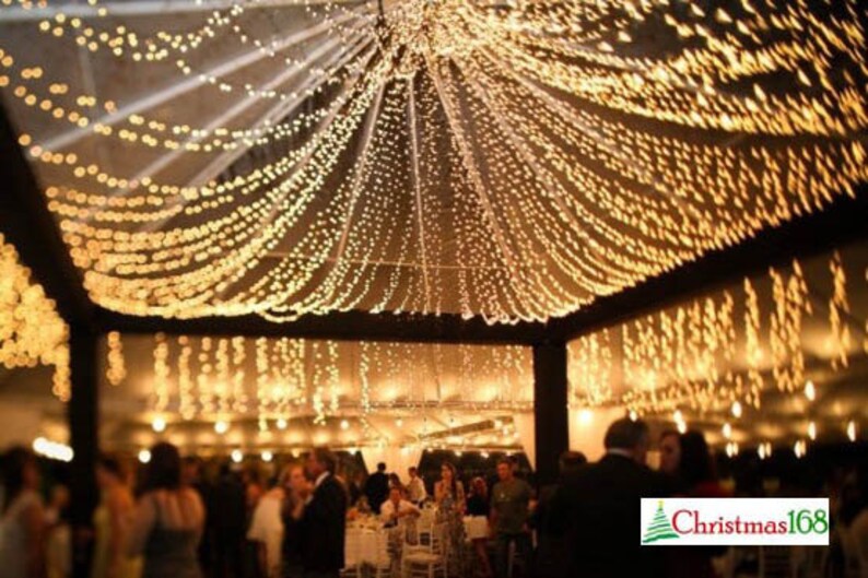 164 Feet 400 Led String Fairy Lights Wedding Garden Party Xmas Warm White