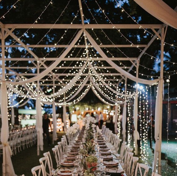 100 400LED String Fairy Lights Warm White Etsy Nederland