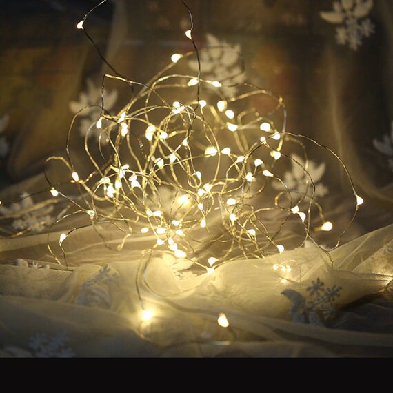 30 Led Silver Copper Lights Battery Operated Fairy String Image 0