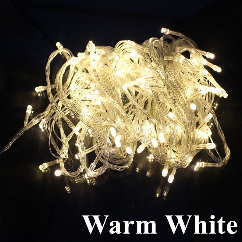 100400LED String Fairy Lights Warm White Etsy