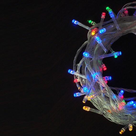 Small led string sale lights with remote