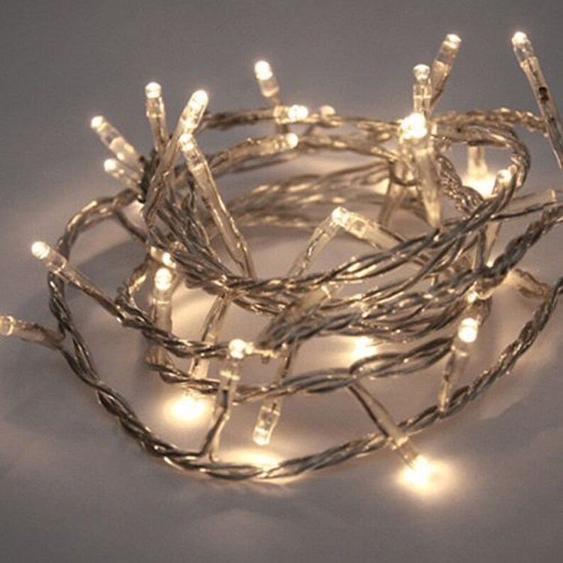 30 LED Mini String Lights with Timer 9ft Battery Operated Etsy