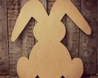 Unfinished, Bunny, Rabbit, Door, Hanger, Easter, Spring, Baby, DIY, Blank, Wood, Cut, Out, Ready, To, Paint, Custom,Wholesale
