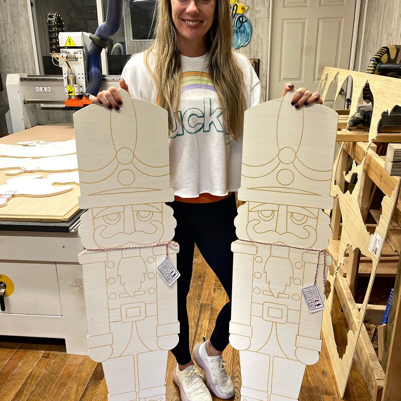 Unfinished Wood Sign Cutout - Wooden Plaques / Signs - Wood Crafts