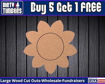 Sunflower Unfinished Wood Door Hanger MDF Paint Blank Diy Kit Door Hanger Blank Wood Shape Cut Out Wood Wall Sign Wood Door DT2419