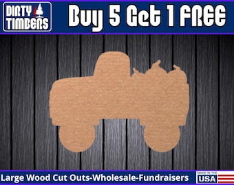 Pumpkin Truck Wood Sign Unfinished Wood Door Hanger MDF Paint Blank Diy Kit Door Hanger Blank Wood Shape Cut Out Wood Wall Sign DT2026