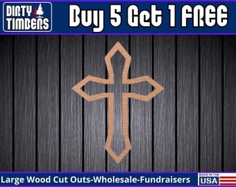 Cross Wood Sign Template Unfinished Wood Door Hanger MDF Paint Blank Diy Kit Door Hanger Blank Wood Shape Cut Out DT2450