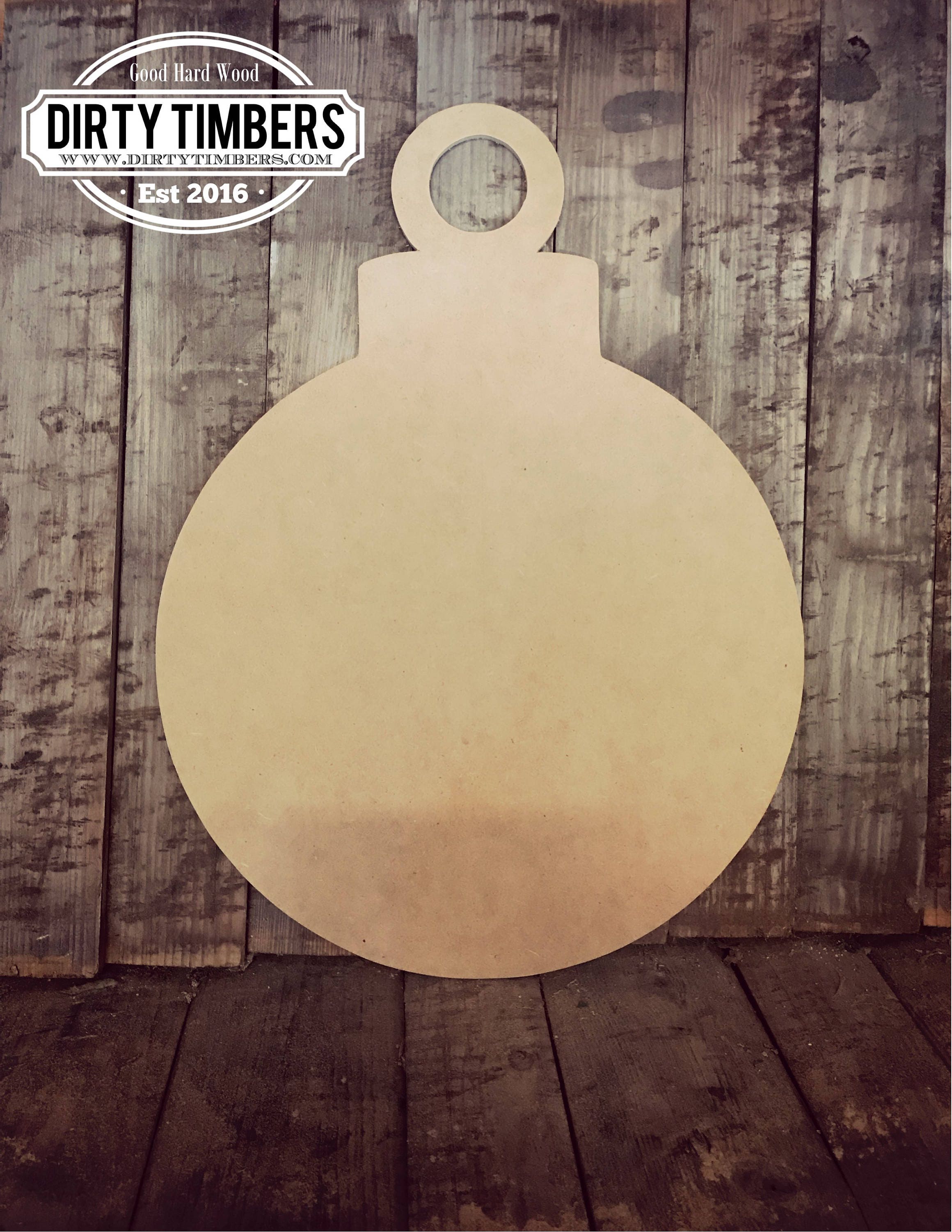 Unfinished, Ornament, Christmas, Holidays, Ready to Paint, Door, Hanger