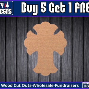 Cross Wood Sign Unfinished Wood Door Hanger MDF Paint Blank Diy Kit Door Hanger Blank Wood Shape Cut Out Wood Wall Sign Wood Door DT2430