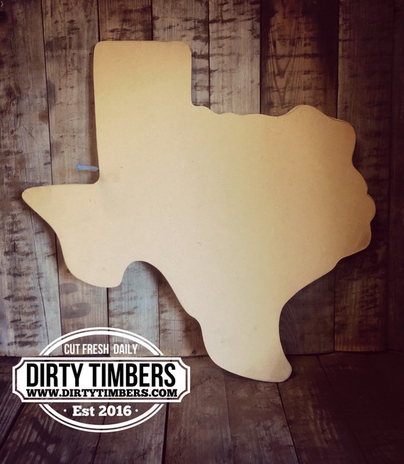 Woodworking & Carpentry Wood Texas door hanger blank Texas door hanger
