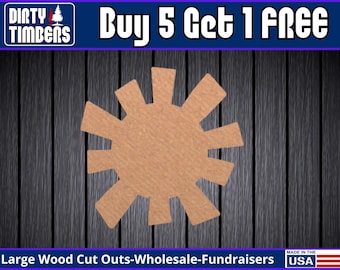 Sun Unfinished Wood Door Hanger MDF Paint Blank Diy Kit Door Hanger Blank Wood Shape Cut Out Wood Wall Sign Wood Door Sign DT2263