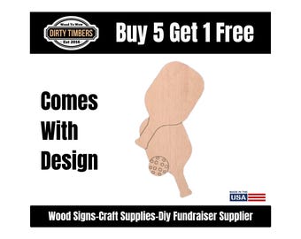 Pickleball Pattern Wood Door Hanger Blank, Unfinished MDF Paint Ready, DIY Sign Template