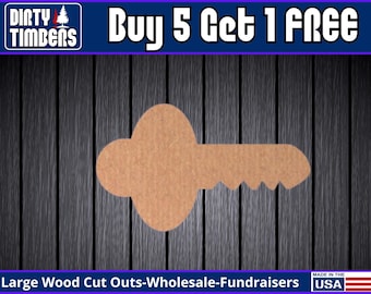 Key Unfinished Wood Door Hanger MDF Paint Blank Diy Kit Door Hanger Blank Wood Shape Cut Out Wood Wall Sign Wood Door DT2040