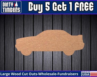 Dodge Challenger Car Wood Sign Unfinished Wood Door Hanger MDF Paint Blank Diy Door Hanger Blank Wood Shape Cut Out Wood Wall Sign DT2344