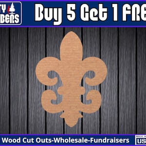 Fleur-de-lis Unfinished Wood Door Hanger MDF Paint Blank Diy Kit Door Hanger Blank Wood Shape Cut Out Wood Wall Sign Wood Door DT2006
