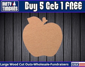 Apple Unfinished Wood Door Hanger MDF Paint Blank Diy Kit Door Hanger Blank Wood Shape Cut Out Wood Wall Sign Wood Door DT2205