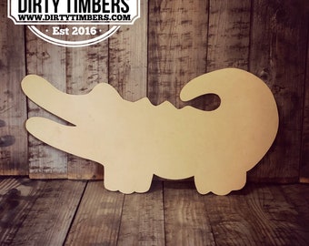 Unfinished, Alligator, Door, Hanger, Baby, Announcement, Hospital,  DIY, Blank, Wood, Cut, Out, Ready, To, Paint, Summer, Custom, Wholesale