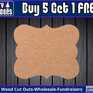 Boutique Shape Baby Wood Sign Template Unfinished Wood Door Hanger MDF Paint Blank Diy Kit Door Hanger Blank Wood Shape Cut Out DT2470