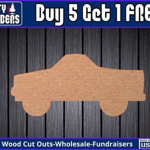 El Camino Car Wood Sign Unfinished Wood Door Hanger MDF Paint Blank Diy Kit Door Hanger Blank Wood Shape Cut Out Wood Wall Sign Wood  DT2343