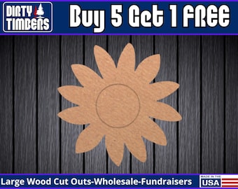 Flower Wood Sign Unfinished Wood Door Hanger MDF Paint Blank Diy Kit Door Hanger Blank Wood Shape Cut Out Summer Wood Door Sign DT2313